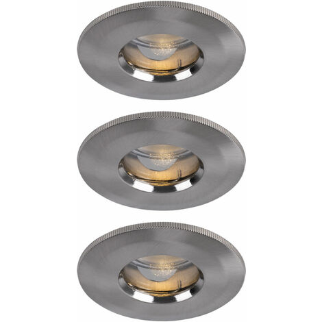 Lot de 3 spots LED encastrables extérieur zone plafond éclairage IP65 salle de bain Paulmann 994.61