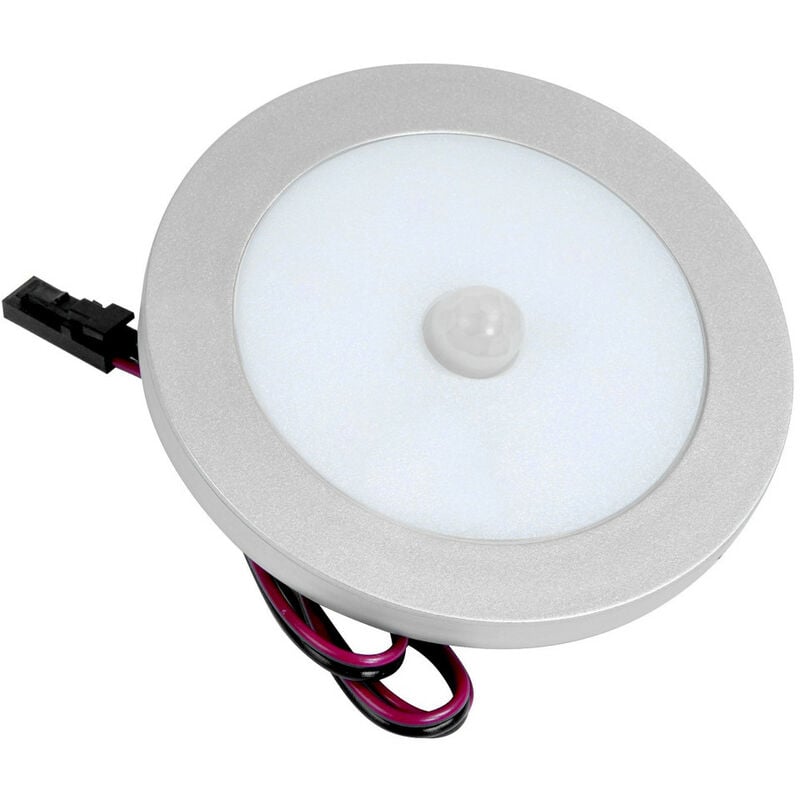 Gefom - Lot de 3 spots leds aluminium avec détecteur de mouvement