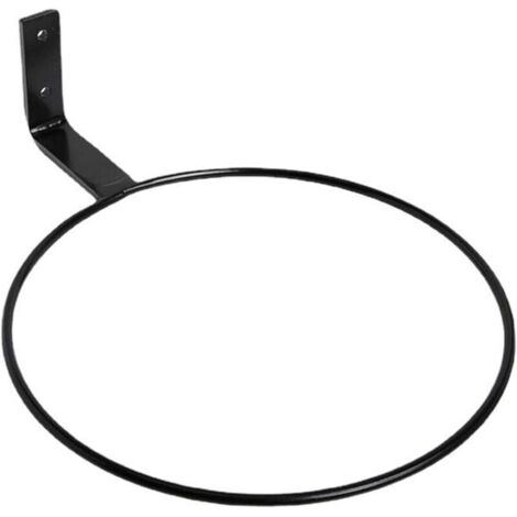 Lot de 3 supports de pot de fleurs pour pot de fleurs à fixer au mur pour anneau de jardin, support de panier à suspendre pour intérieur, balcon, maison, jardin (L)