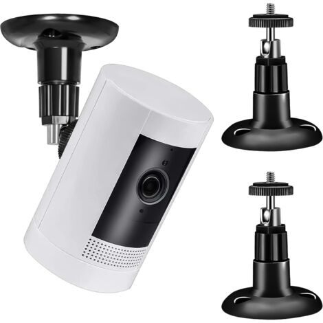 Lot de 3 supports muraux pour caméra Ring - Réglable à 360° - Support de surveillance robuste et facile à installer pour caméras Ring - Idéal pour la sécurité intérieure et extérieure