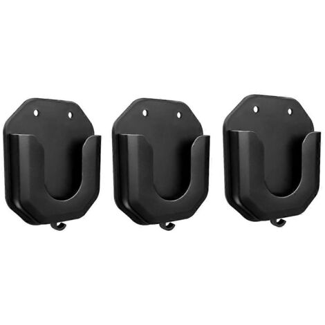 Lot de 3 supports muraux sans perçage ni vis pour caméras Blink - Noir