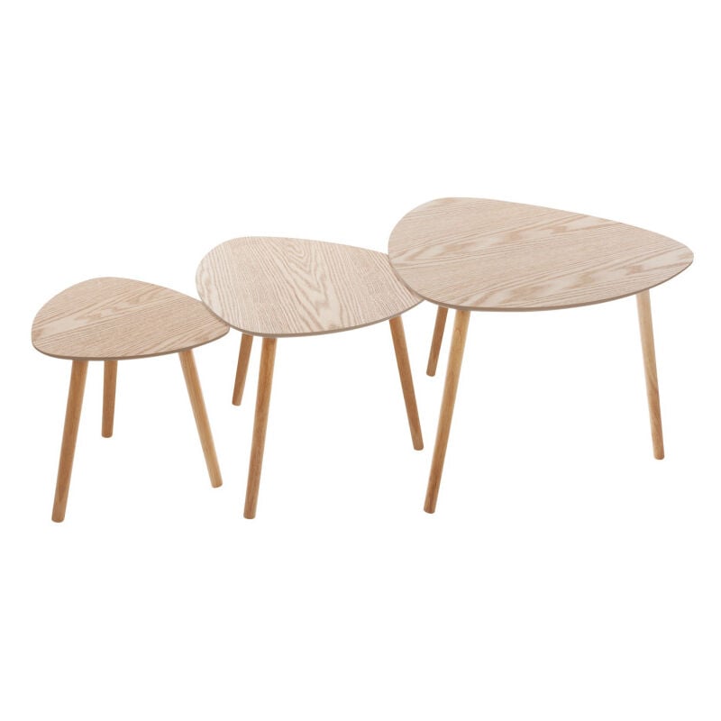 Lot de 3 tables Gigognes bois Miléo Atmosphera