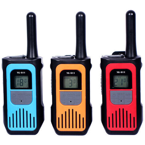 Lot de 3 talkies-walkies rechargeables, 16 canaux-AquaForge