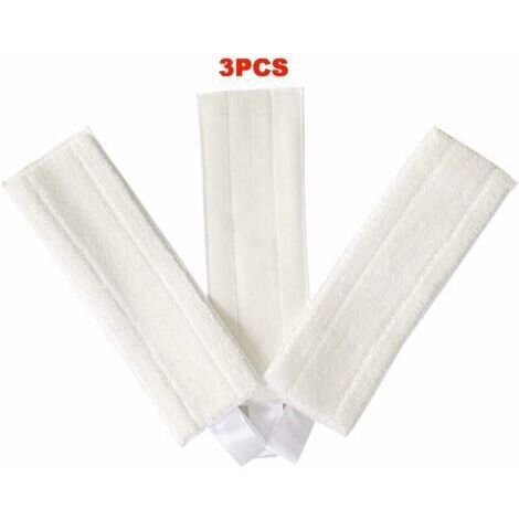 Lot de 3 tampons de nettoyage durables pour nettoyeur vapeur Karcher SC1/SC2/SC3/SC4/SC5