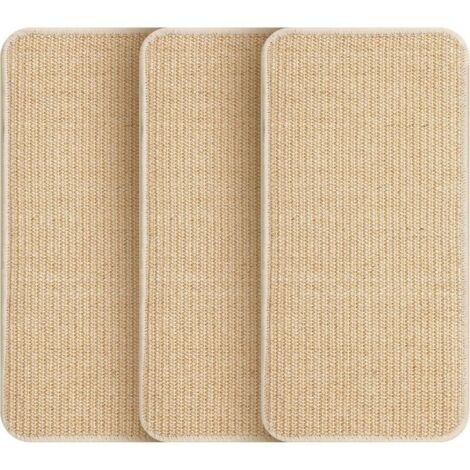 Lot de 3 tapis à gratter pour chat, planches à gratter en sisal pour chat, 40 x 30 cm, planche à gratter pour chat, durable,