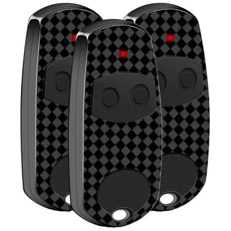Lot de 3 télécommandes de porte de garage pour TOP-432EE, 433,92 MHz