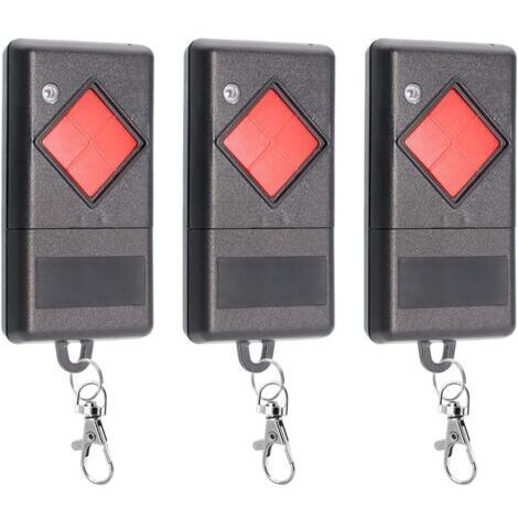Lot de 3 télécommandes de rechange pour porte de garage Dickert 40,685 MHz, compatible avec Dicket MAHS40-01, MAHS40-04