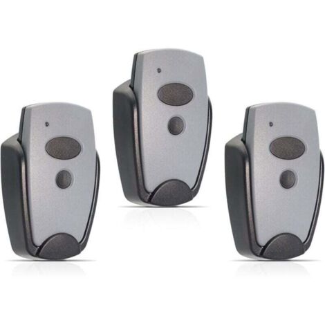 Lot de 3 télécommandes pour ouvre-porte de garage Marantec 868,3 MHz, 2 canaux, compatible avec Marantec Digital 302 384 304 313 321 323 131