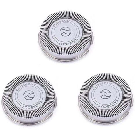 Lot de 3 TêTes Rechange SH30 pour Shaver Series 3000, 2000, 1000 et S738, avec Lames Tranchantes Durables