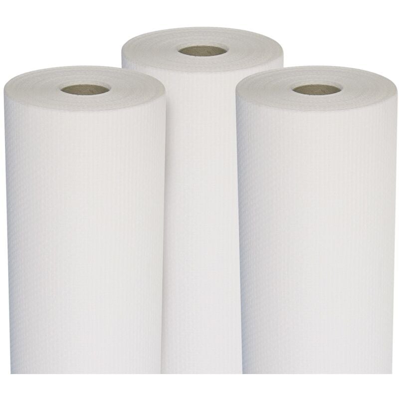 Lot de 3 toile de verre pour murs et plafonds Semin Sem Toile Eco t 023 - motif maille - 50 m x 1 m