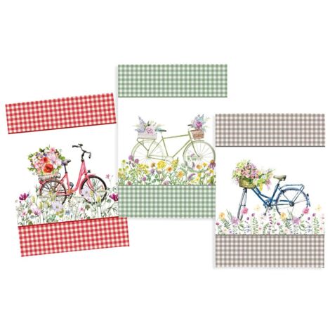 Lot de 3 Torchons a bicyclette