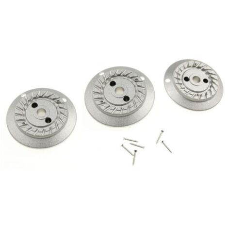 LOT DE 3 TULIPES DE BRULEUR POUR TABLE DE CUISSON DOMETIC