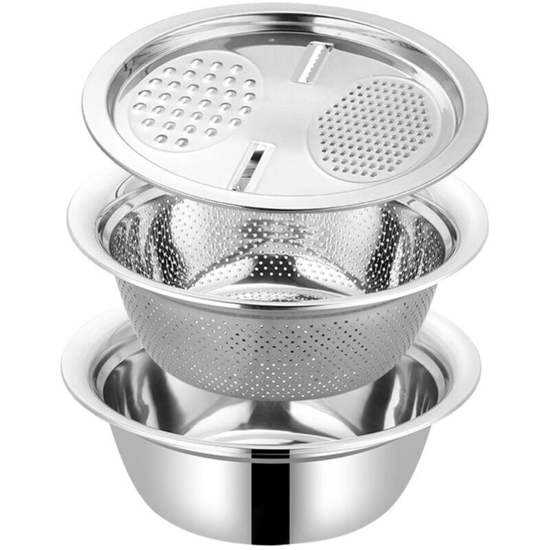 Feiyue - lot de 3 ustensiles de cuisine multifonctions pour éplucheur de cuisine et râpe pour restaurant