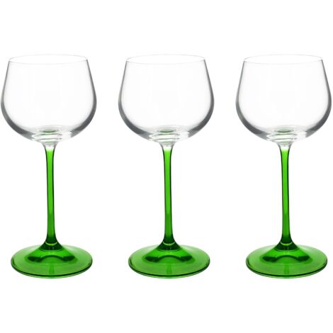 Lot de 3 verres à pied 16,5cl, VIN DU RHIN