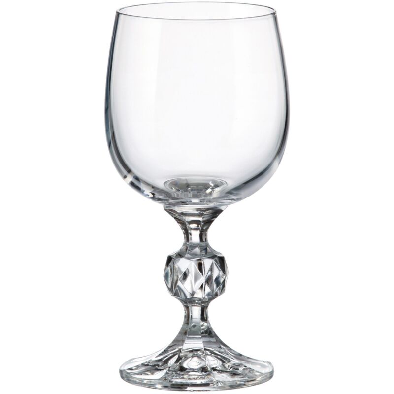 Lot de 3 verres à pied en cristallin 19cm, matignon