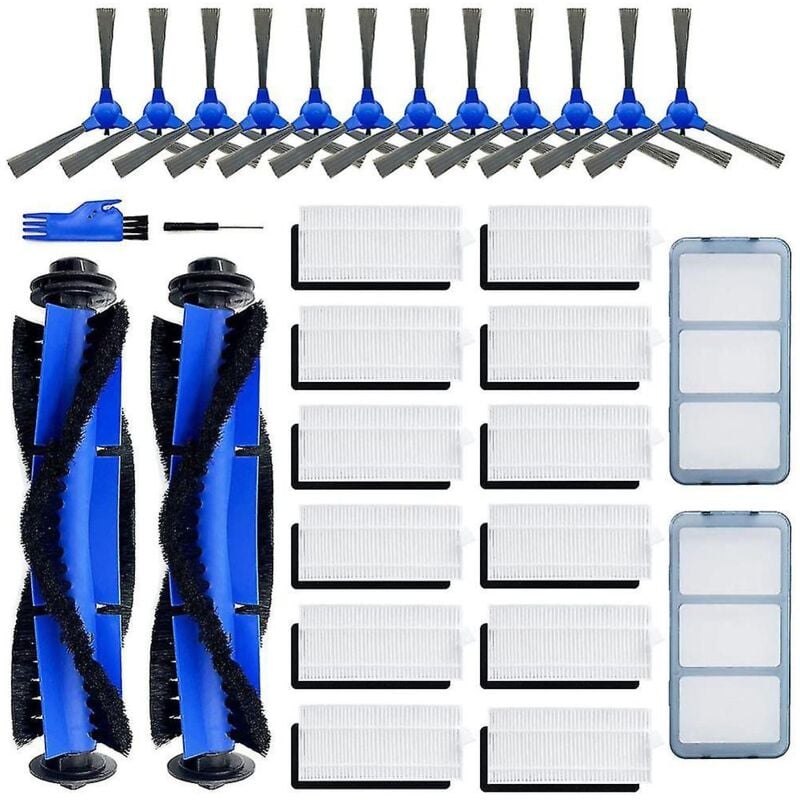 Lot de 30 accessoires de rechange pour aspirateurs robotisés Robovac 11s, 15t, 30, 30c, 15c, 12, 25c, 35c