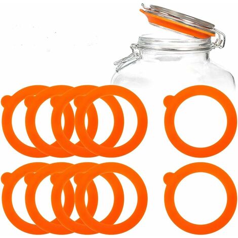 Lot de 30 anneaux de conservation en silicone, joints, bocaux de conservation de rechange, bague d'étanchéité, anneaux de conservation de remplacement pour couvercles à pince en verre, bocaux de conse