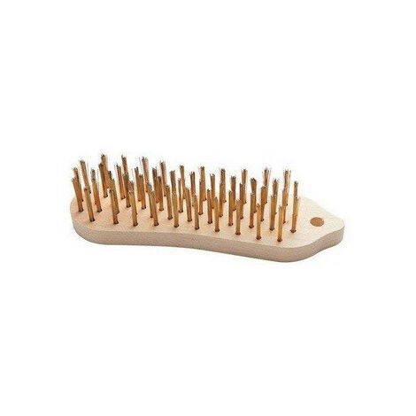 Lot de 30 brosses métalliques laitonnés à main 210x60mm sans manche 5 rangs Sidamo