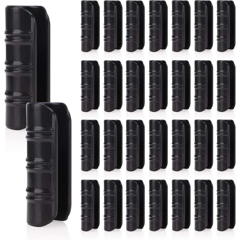 Lntyq - Lot de 30 clips de serrage pour tubes de bâtiments de jardin, clips en plastique pour film de serre, kit de connecteur de serrage pour tubes,