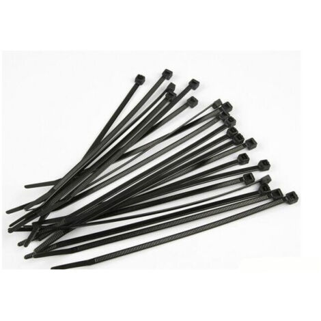 Lot de 30 colliers de câblage rilsan noirs 750 mm x 9 mm – Fixation durable pour câbles – Résistant aux UV et aux intempéries