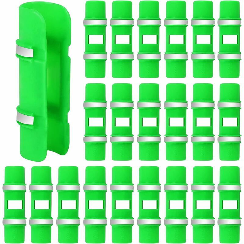 Candyse - Lot de 30 colliers de serrage de 25 mm pour bâtiments de jardin, serre, cadre de tuyau, clip, pince pour tuyaux, serre, kit de serrage