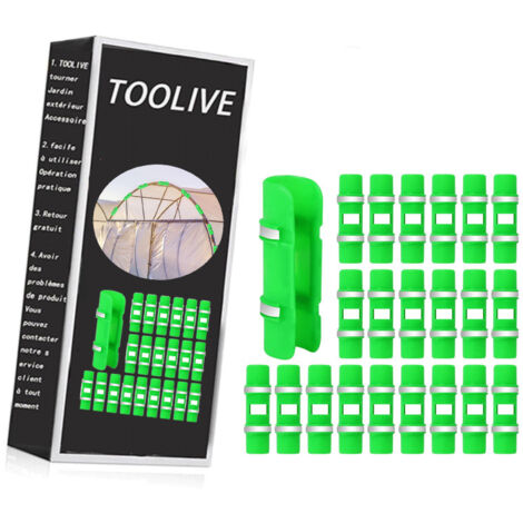Lot de 30 colliers de serrage de 25 mm pour bâtiments de jardin, serre, cadre de tuyau, clip, pince pour tuyaux, serre, kit de serrage