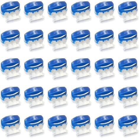 Lot de 30 connecteurs câble pour délimitation robot tondeuse 314 étanches bornes connexion avec remplissage en gel -