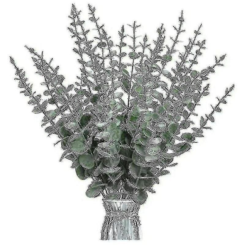 Feiyue - Lot de 30 feuilles d'eucalyptus pour composition florale, décoration de table, mariage