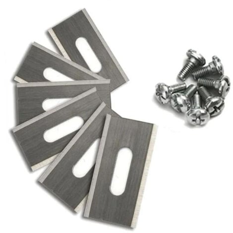 NAXUNNN Lot de 30 lames de gazon pour Husqvarna avec double lame aiguise en acier inoxydable 36.5x18.5x0.65mm,
