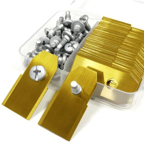 Lot de 30 lames de rechange en titane pour tondeuse robot Worx Landroid y Landxcape Zoef Robot