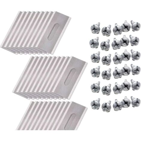 Lot de 30 lames de rechange pour tondeuse à gazon – Compatible avec outils de jardinage