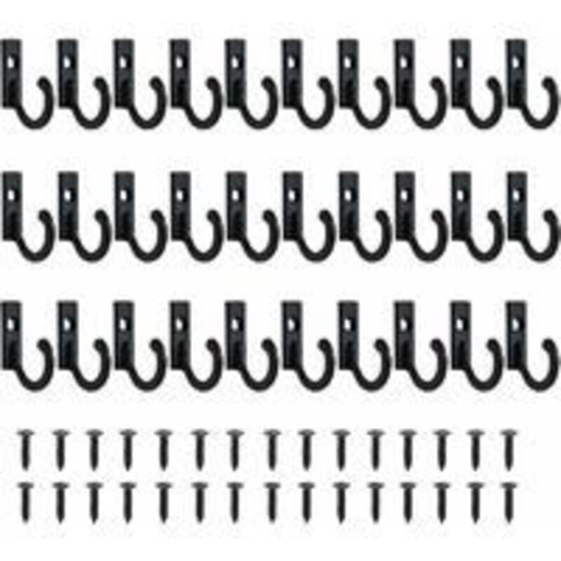 Lot de 30 Petits Crochets Vintage Support Mural pour Porte-clés à Crochets Suspendue Crochets Bijoux Crochets à Clé Pour Vêtements Crochet Patère