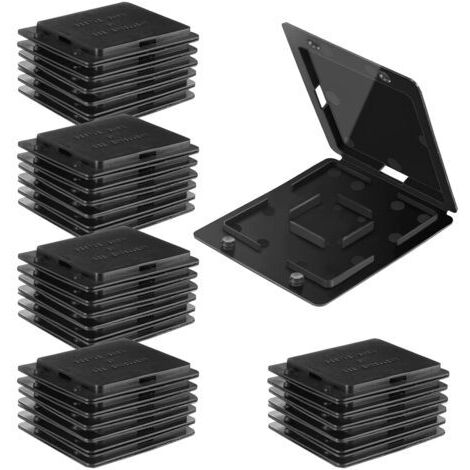 Lot de 30 pièges à coléoptères réutilisables en plastique noir pour ruches - Outils d'apiculture pour galettes de pollen et entretien des ruches