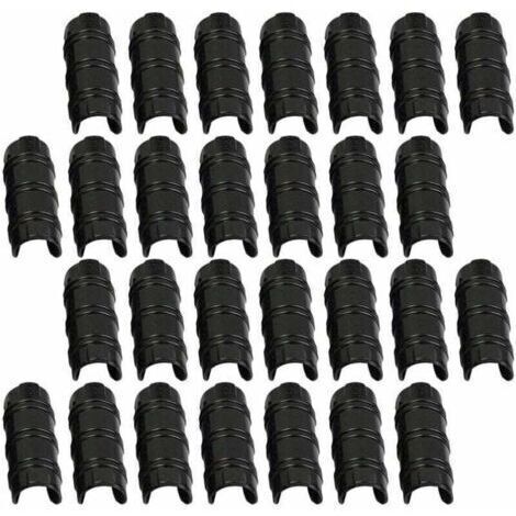 Lot de 30 serre clips 32mm – Fixation rapide pour bâches et films – Résistants à la déchirure – Matériau durable - 30pcs