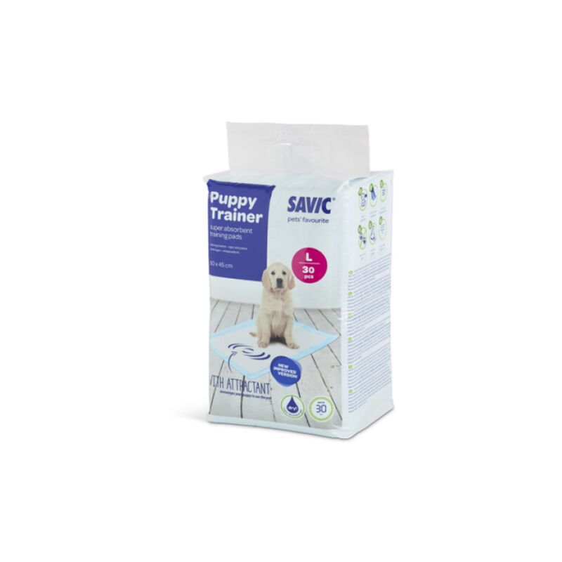 Lot de 30 tapis absorbeur d'urine chiot Puppy Trainer Large