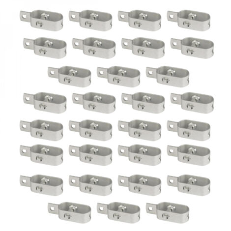 Lot de 30 tendeurs en acier galvanisé N°2 pour fil de grillage ou autre - Linxor