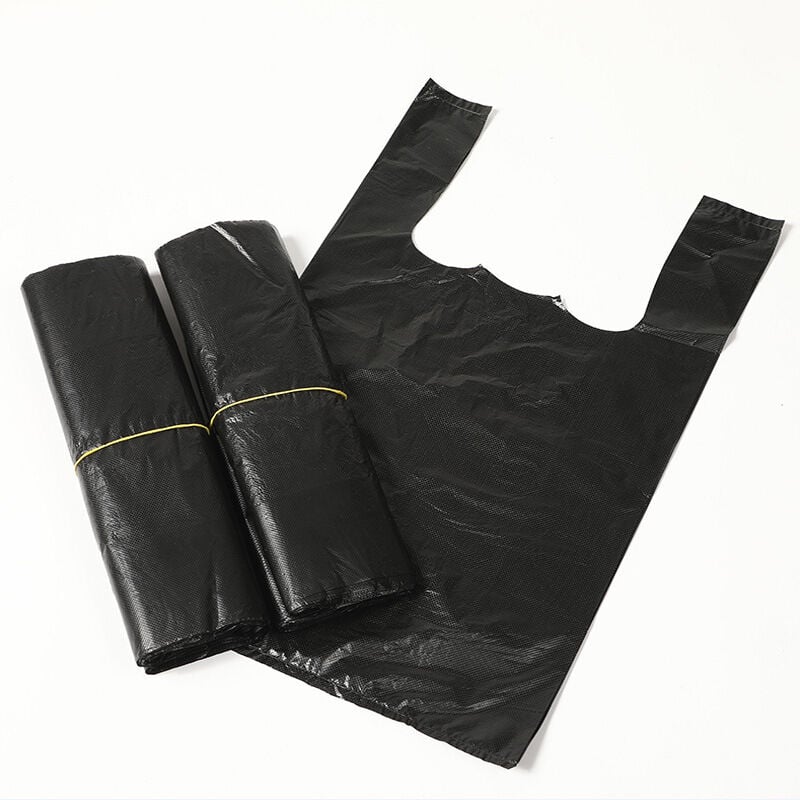Fitags - Lot de 300 sacs poubelle sanitaires noirs pour femme - Petits sacs poubelle pour salle de bain, serviettes hygiéniques, sacs en plastique