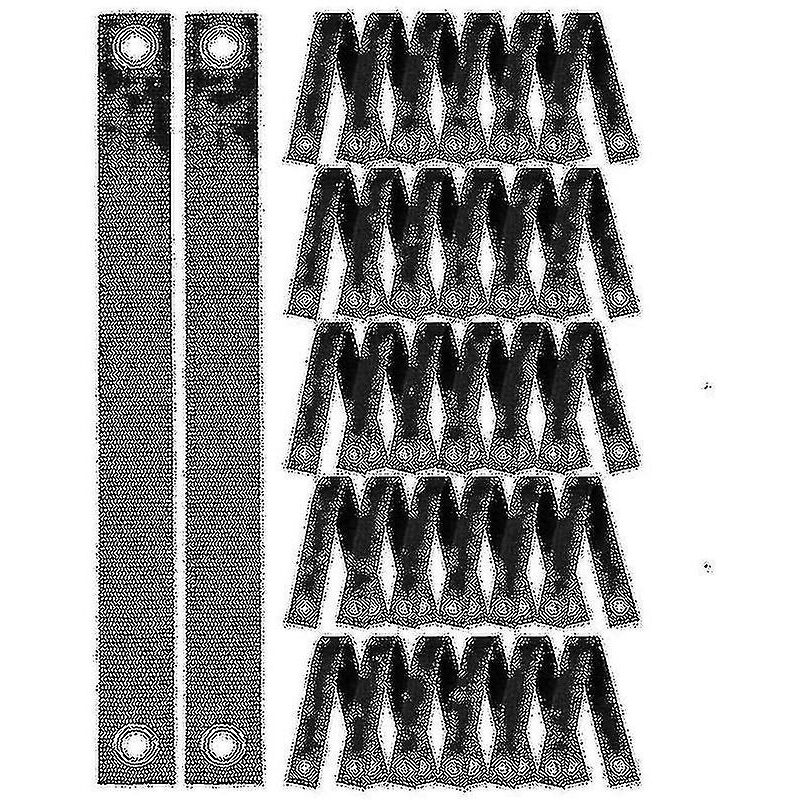 Lot de 32 piquets d'arbre de 15,74 pouces avec œillet pour haubaner/tuteurer les jeunes arbres nouvellement plantés et les ouragans