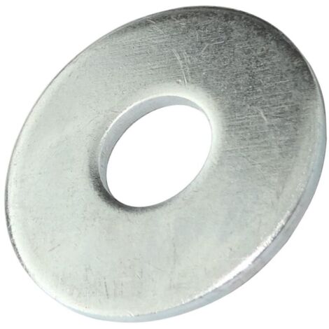 Lot de 35 Rondelles plates larges M12x35 mm - épaisseur 2 mm - DIN9021 - en acier zingué - couleur argent - assemblage boulon vis écrou serrage étanchéité fixation