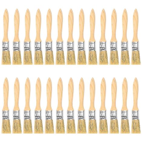 Lot de 36 pinceaux de 24 mm (1 pouce) pour peintures, teintures, vernis, colles et couleurs GWood.