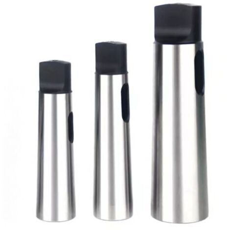 Lot de 3pcs Cône Morse douille de perçage Réduction adaptateur pour tour de fraisage (MT1 à MT2, MT3 à MT2, MT3 à MT4)