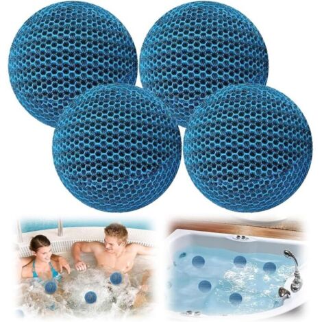 Lot De 4 Absorbeurs d'Écume pour Spa, Mousse Absorbante Réutilisable pour Éliminer Les Écumes, pour Accessoires De Spa, Piscine Et Spa