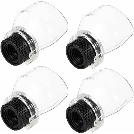 Lot de 4 accessoires d'outils rotatifs housse de protection transparente pour meuleuse de polissage bois métal Dremel