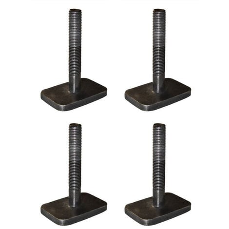 FRANCE ATTELAGE Lot de 4 adaptateurs pour rainures en T Thule T-Track 882