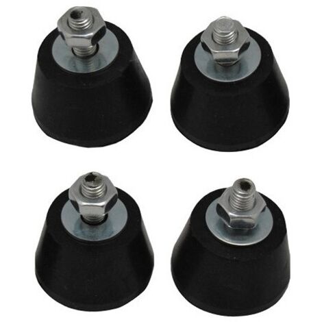 Lot de 4 amortisseurs en caoutchouc pour climatiseurs (jusqu’à 35 kg)  MICEL 18519
