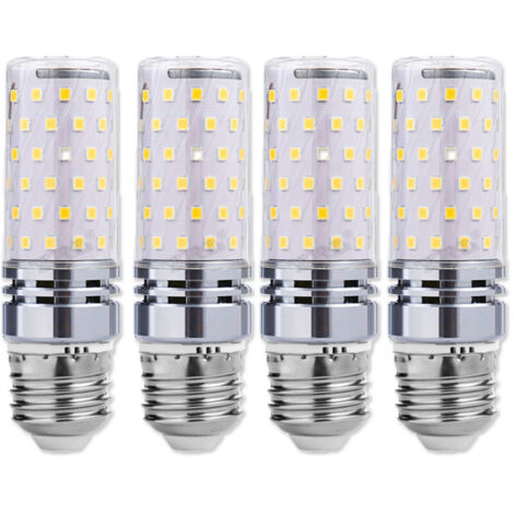 Lot de 4 ampoule E27, ,ampoule led 1340LM, 16W ampoule LED Intérieur Équivalent 150W Lampe Halogène,Non-dimmable, Convient pour le Bureau, l'utilisation à la maison,Gros culot à vis E27 Maïs LED(6000