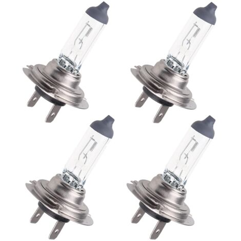 Lot de 4 ampoules H7 pour phares de voiture, 24 V 100 W, 7 500 K, xénon, halogène, blanc, ampoule à quartz, accessoires auto. - AquaForge