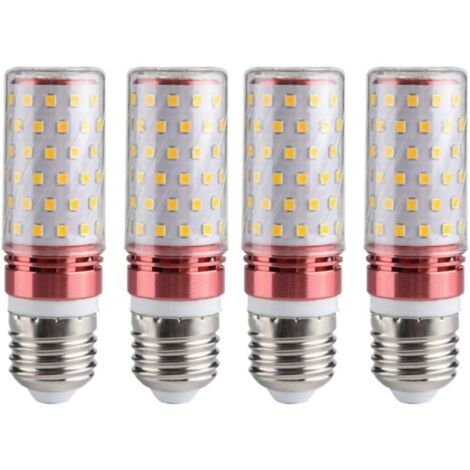 Lot de 4 ampoules LED E1412 W 220 V, douilles pour lampe de table, lustre, éclairage d'urgence domestique, blanc naturel