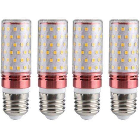 Lot de 4 ampoules LED E1412 W 220 V, douilles pour lampe de table, lustre, éclairage d'urgence domestique, blanc naturel