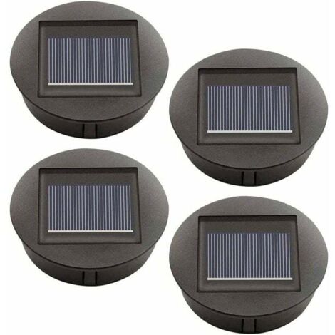 Lot de 4 Ampoules LED Solaires de Rechange pour Lanterne de Jardin Suspendue Extérieure